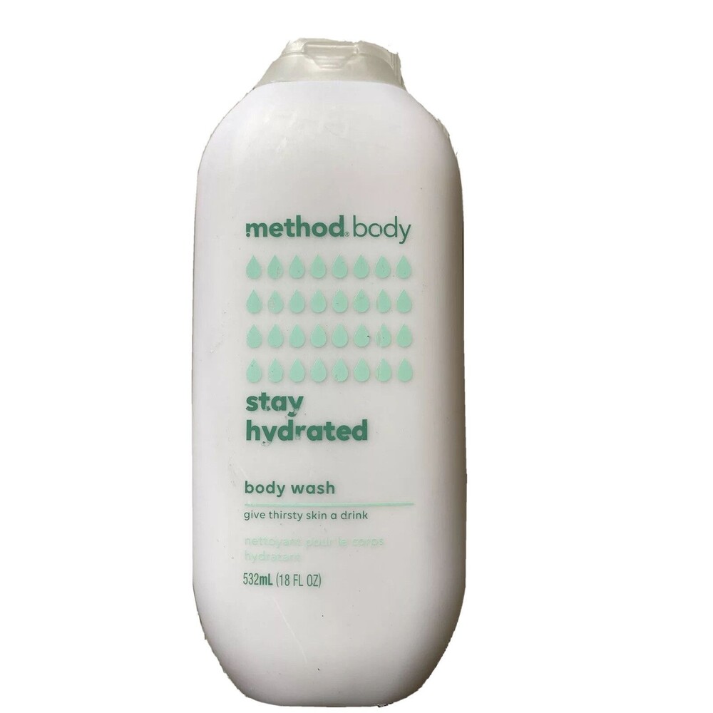 Method  Body  Body Wash Stay Hydrated 18 fl oz Give Thirsty Skin A Drink New